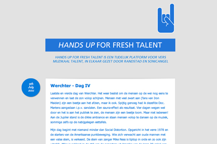 Randstad's Hands Up for Fresh Talent